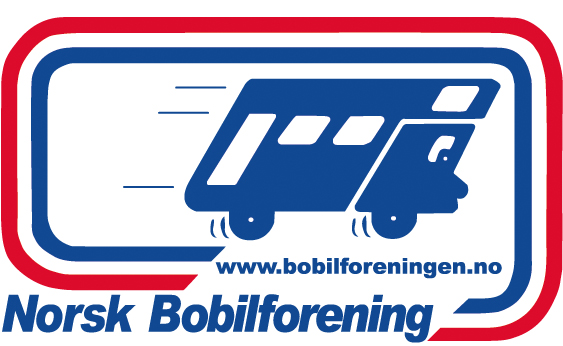 Logotyp för Norsk Bobilförening med tecknad husbil.