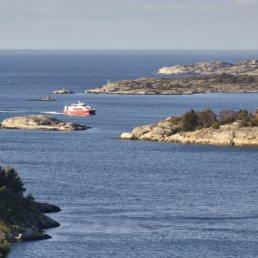Överblick utöver Strömstads vackra skärgård.