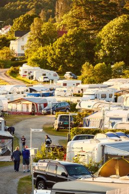 Överblick över campingen.